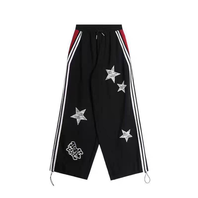 Retro Star-embroidered Casual Sports Sweatpants photo 4