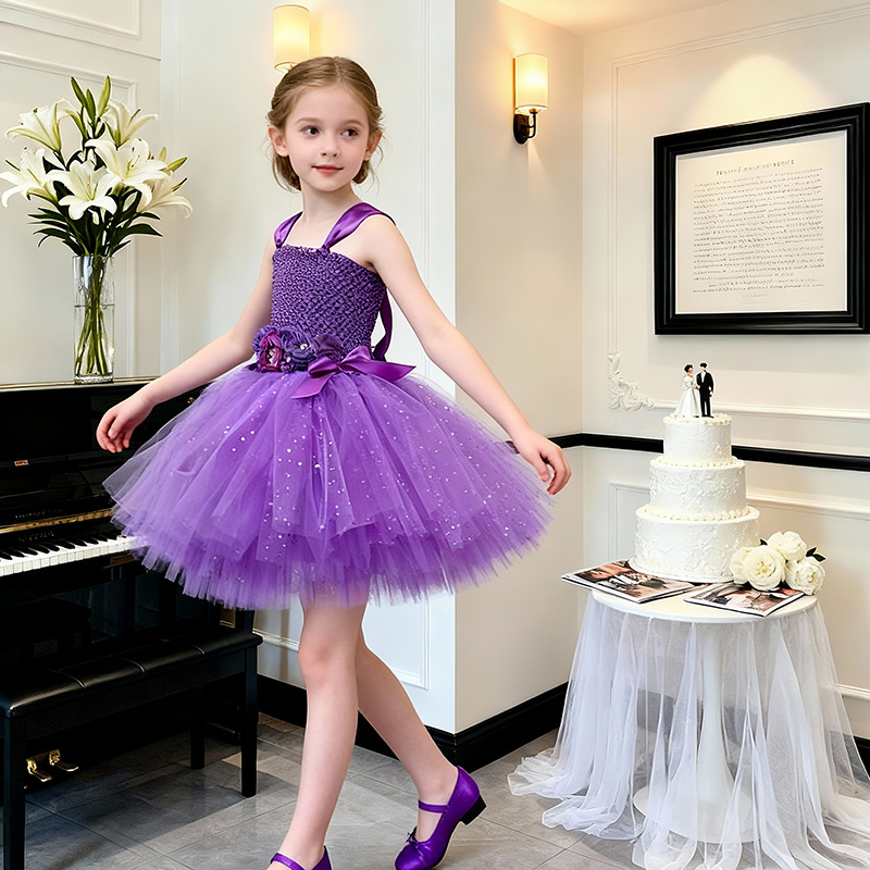 Halloween Costume Sequin Girls' Dress Set photo 8