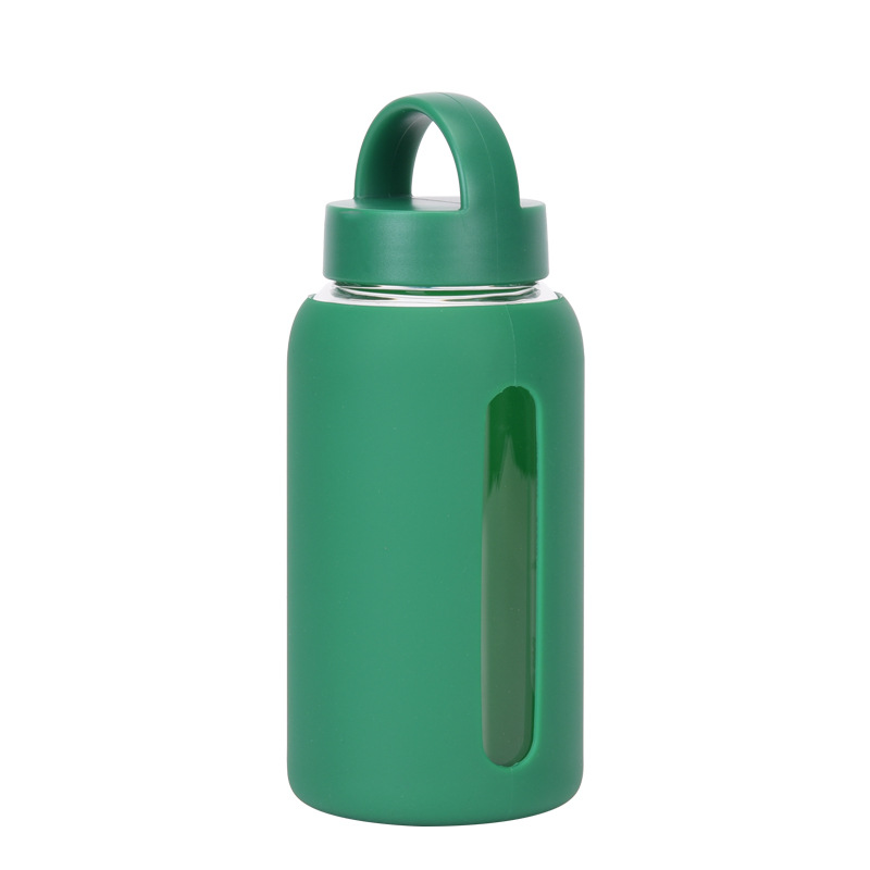 New Glass Silicone Sleeve Water Cup photo 6