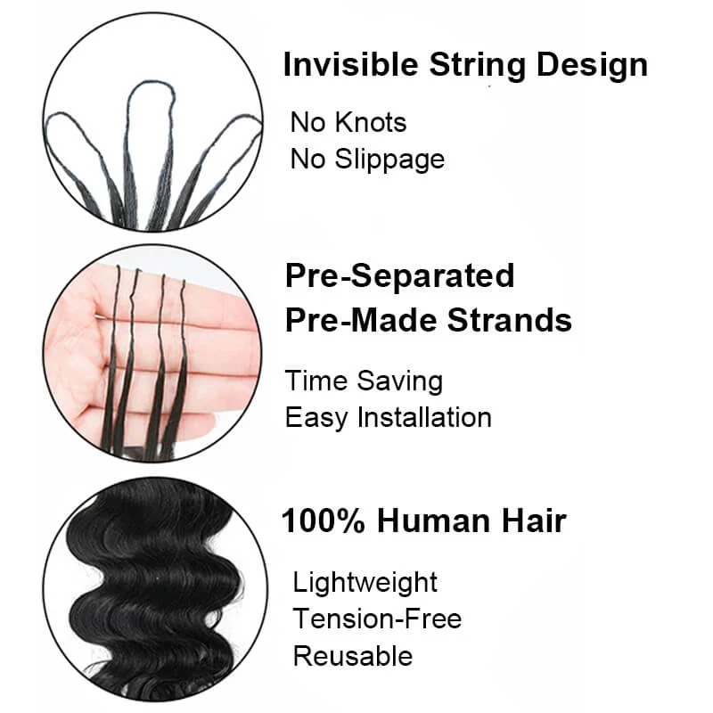 Womens Hair Extensions Made With Real Human Hair For A Natural Seamless Blend photo 2