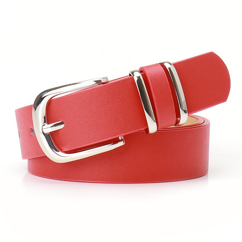 Womens Leather Belt Trendy European American Style Versatile For Coats And Trousers photo 3