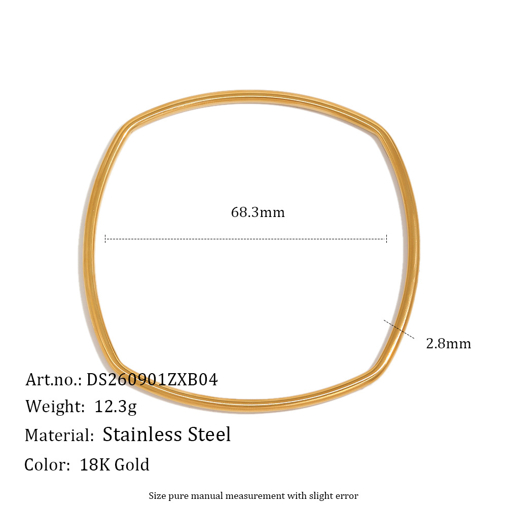 Fashionable And Minimalist Hexagonal Bracelet For Women photo 2