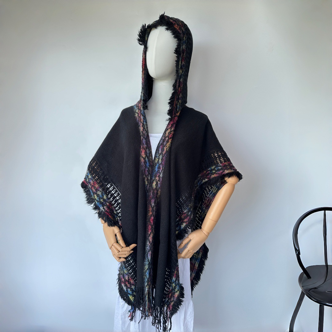 Autumn Winter Warm Ethnic-style Shawl For Travel photo 3