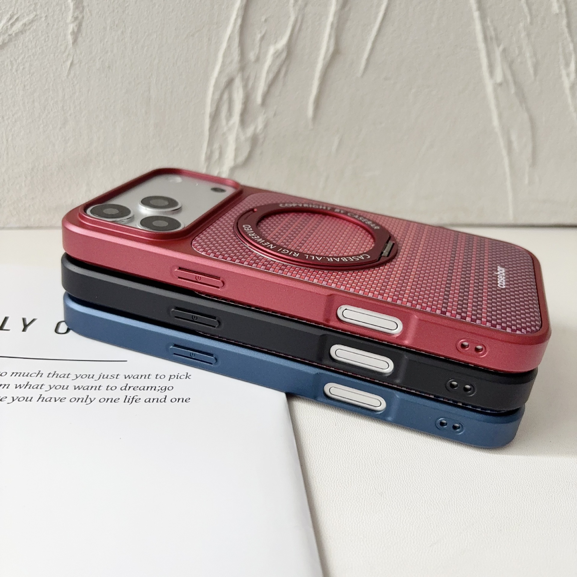 Sunset Magnetic Suction Bracket Drop-Resistant Phone Case photo 3