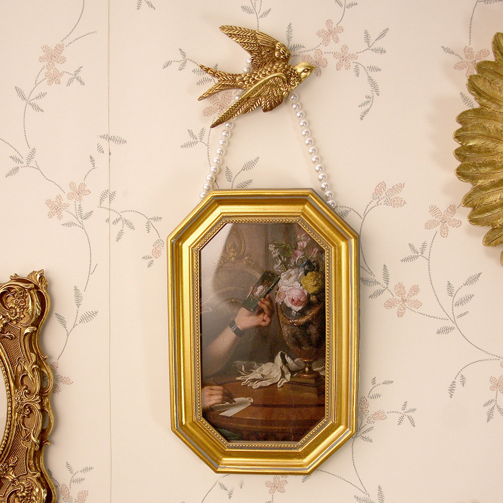Home Guesthouse Wall Carving Relief Decorative Wall Hanging Photo Frame photo 3