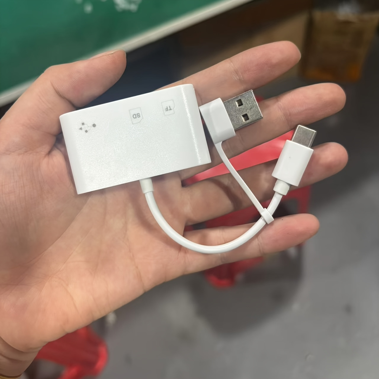 3-in-1 Mobile Phone Card Reader Memory Card And USB Flash Drive Adapter photo 3