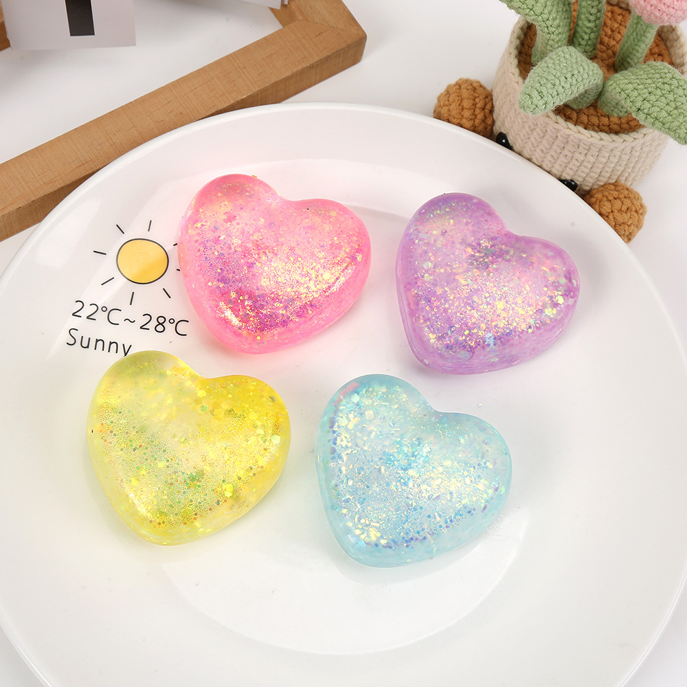 Cute Squeeze Toy With Malt Candy And Glitter Stress Relief Toy photo 1