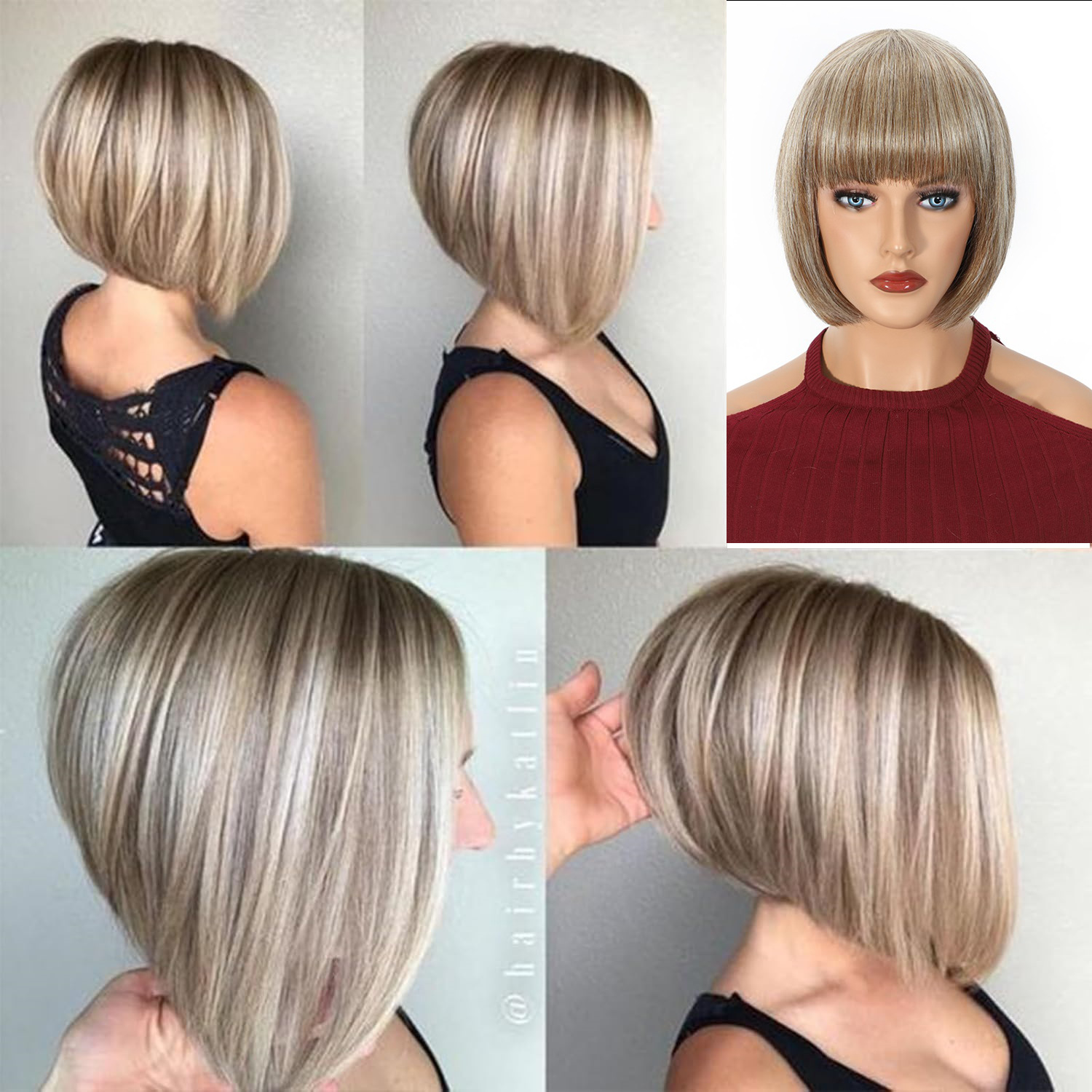European And American Human-hair Wigs Lace-free photo 1