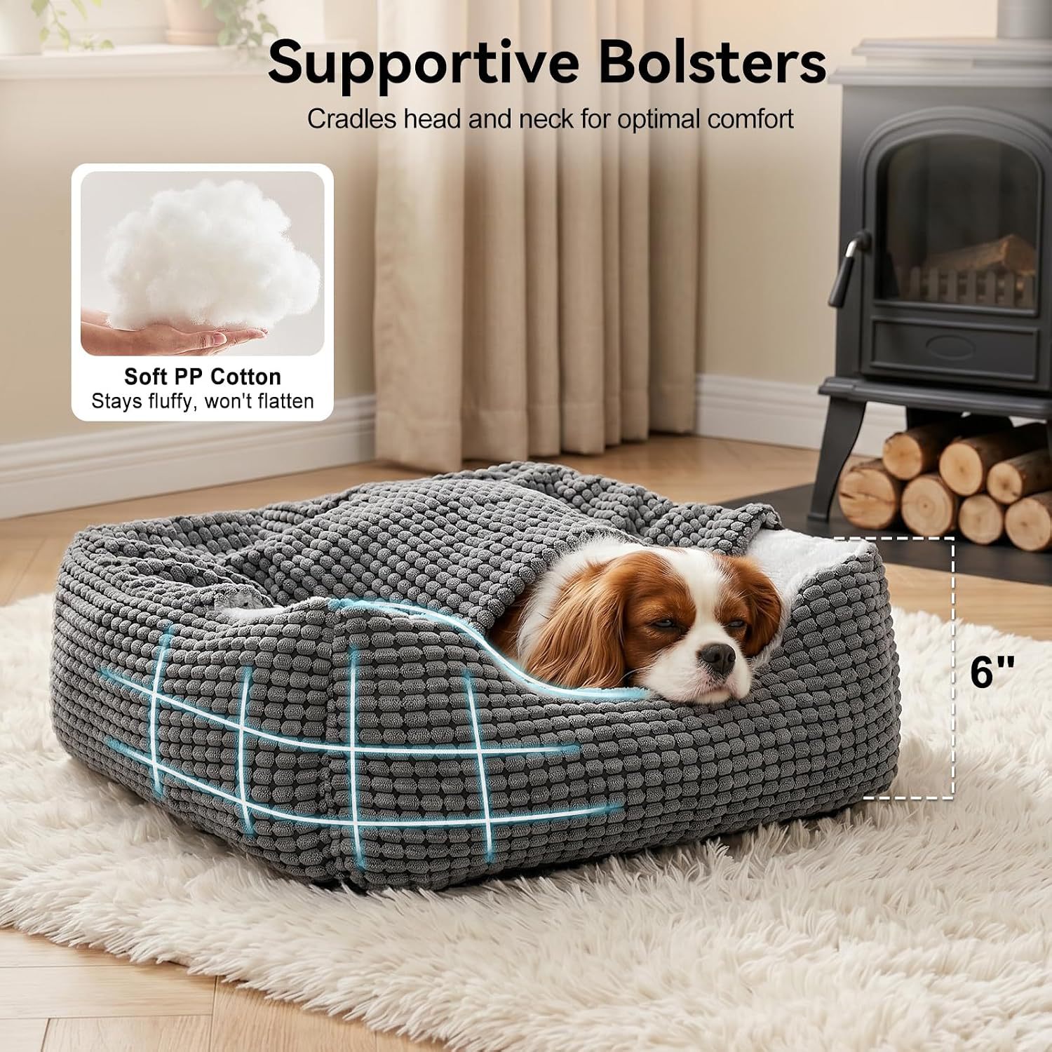 Simple Stylish Machine-washable All-season Pet Bed photo 6