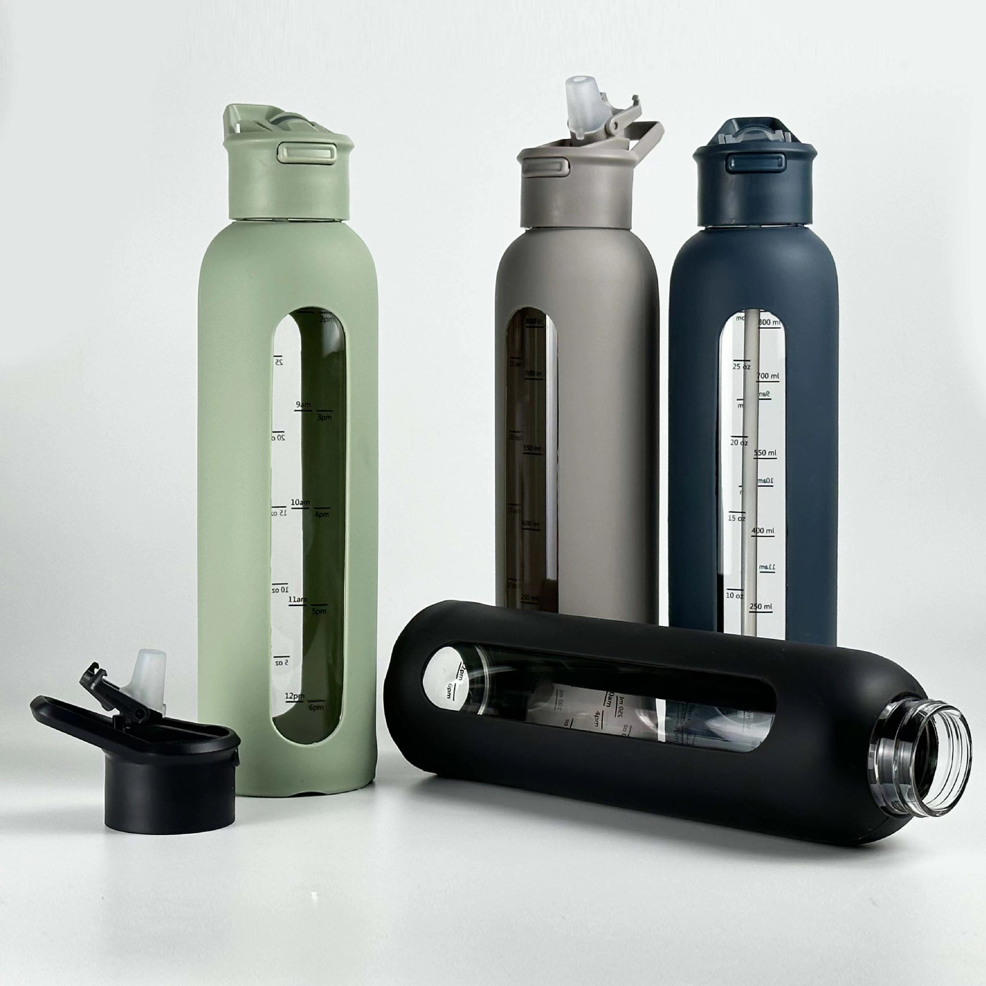 Large-capacity Portable Sports Water Bottle With Lid photo 1