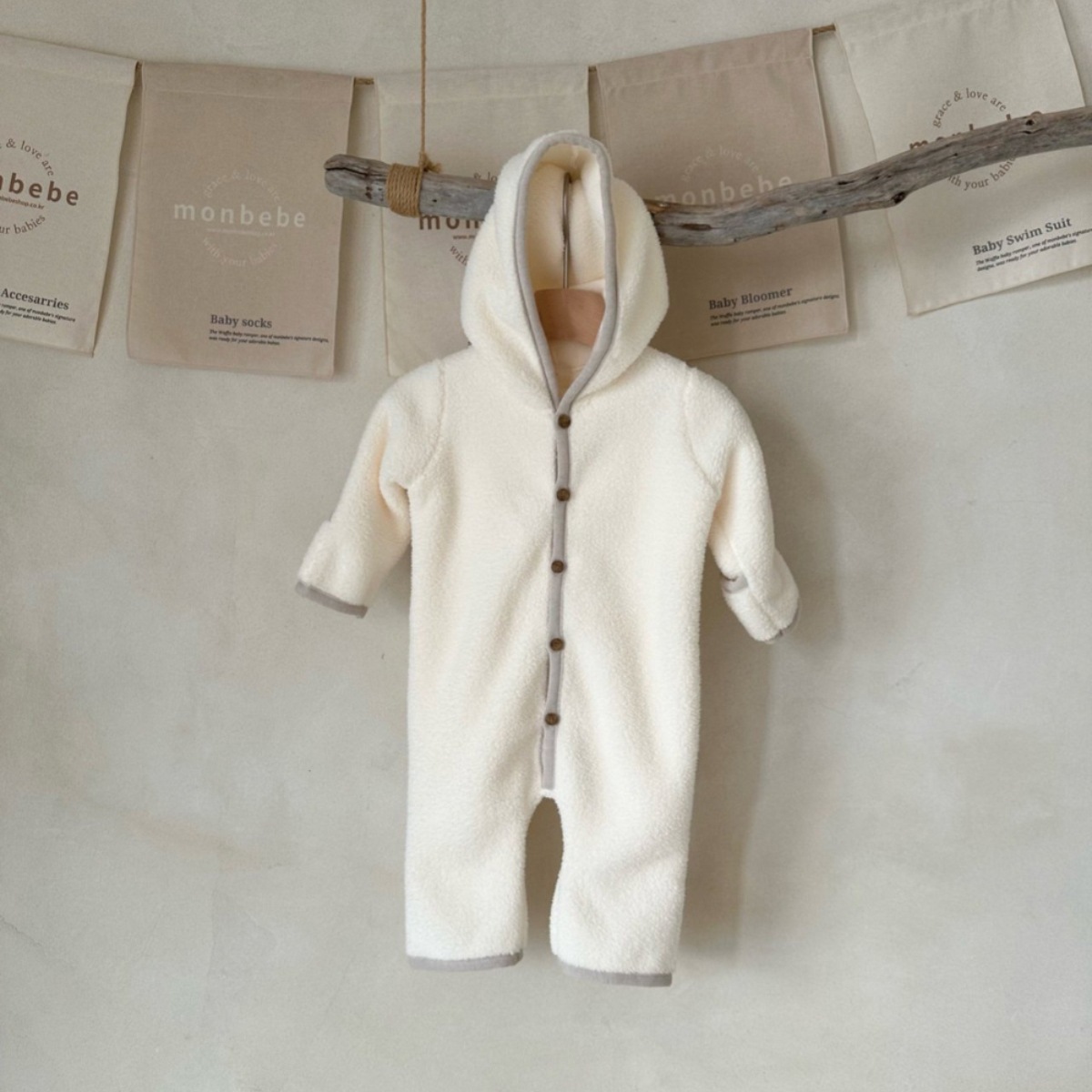 Winter Thickened One-Piece Romper For Babies photo 2