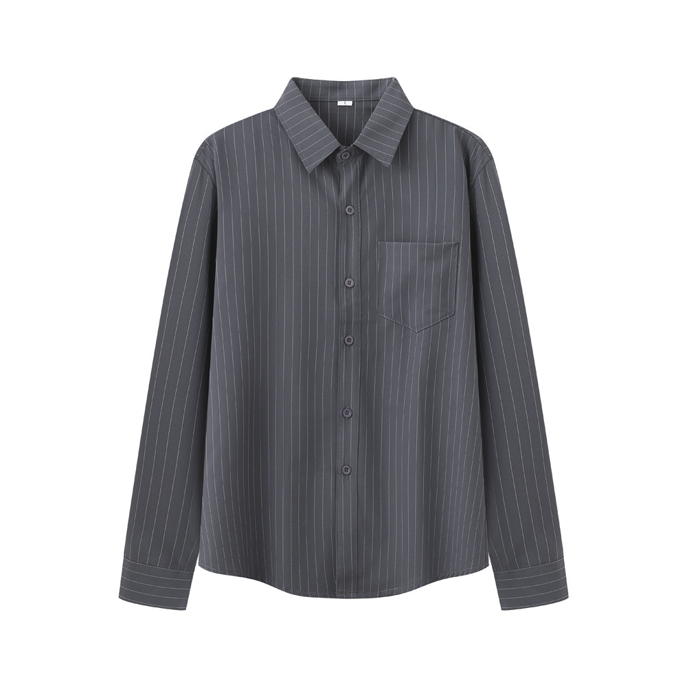 Men's Long-sleeve Business-casual Shirt Slim-fit Wrinkle-free Men's Shirt photo 5