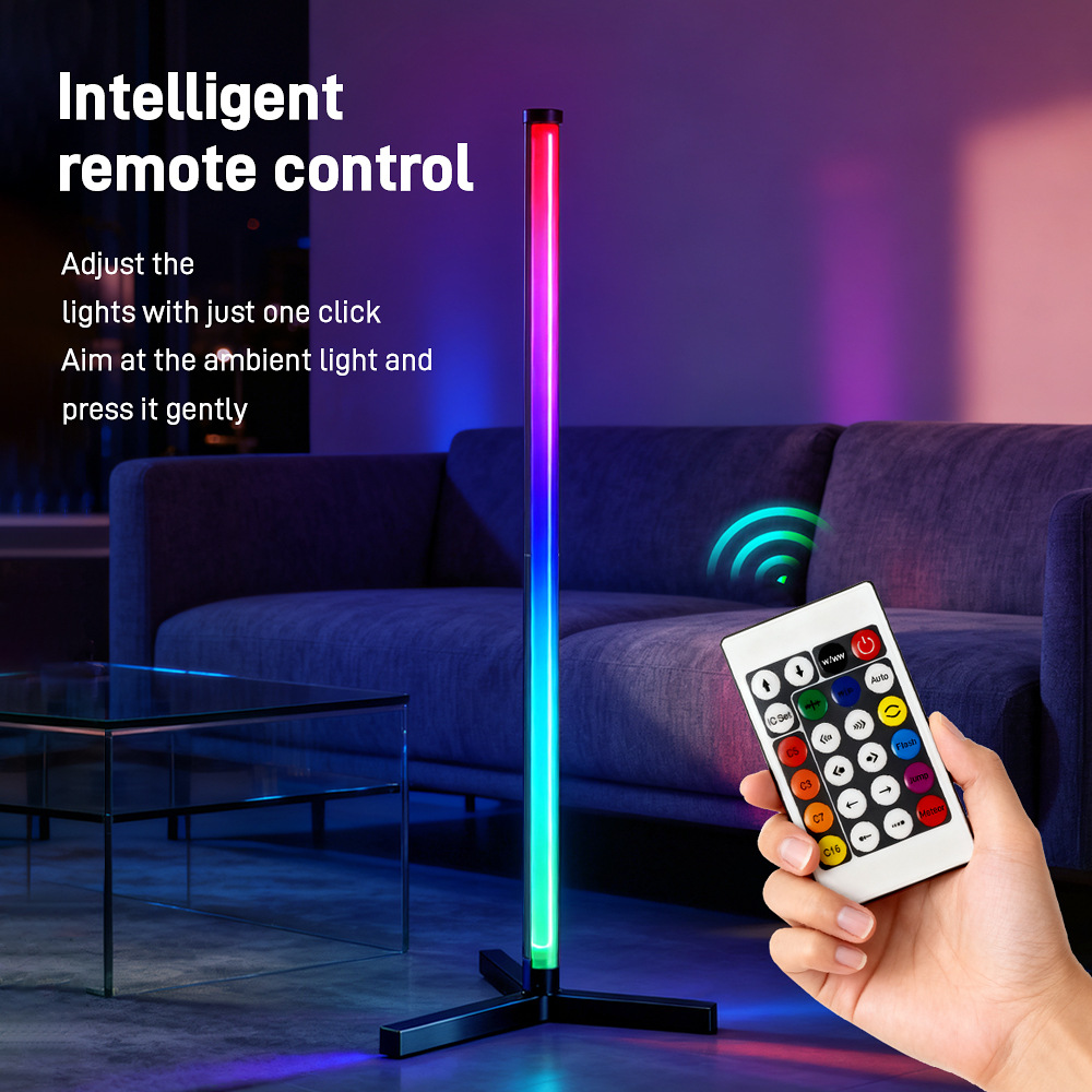 RGB Living Room Floor Bedroom Bedside Lamp With A High-end Ambiance photo 4