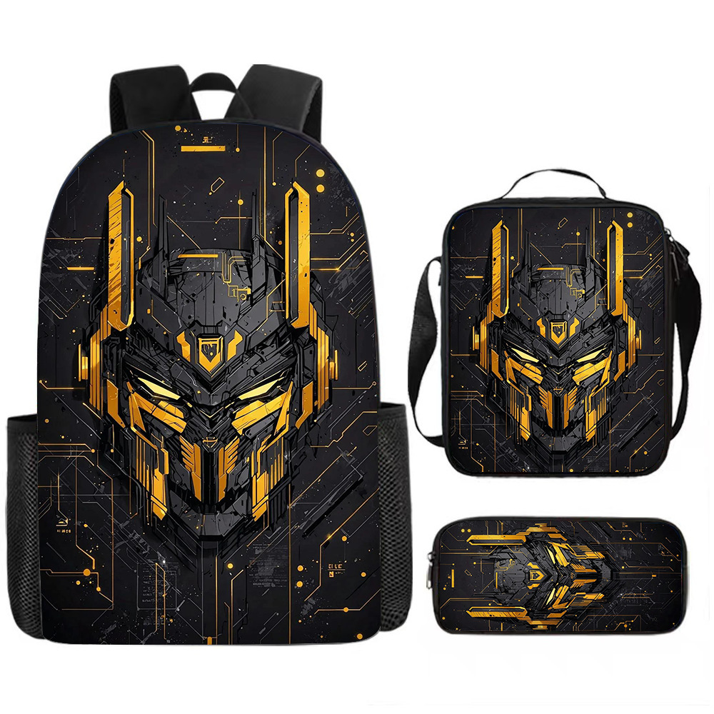 Mechanical-style Backpack With Large-capacity Storage And Dual Shoulder Straps photo 3