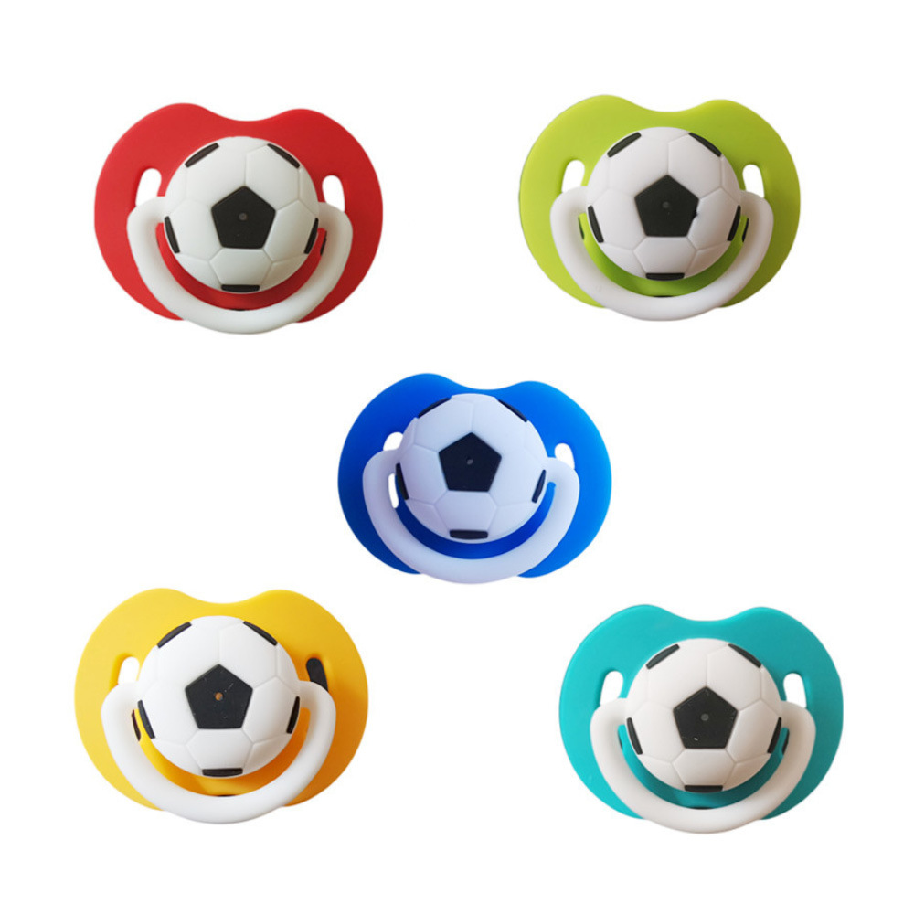 Baby Soothing Mouthpiece Funny Silicone Pacifier With Lip And Beard Design photo 1