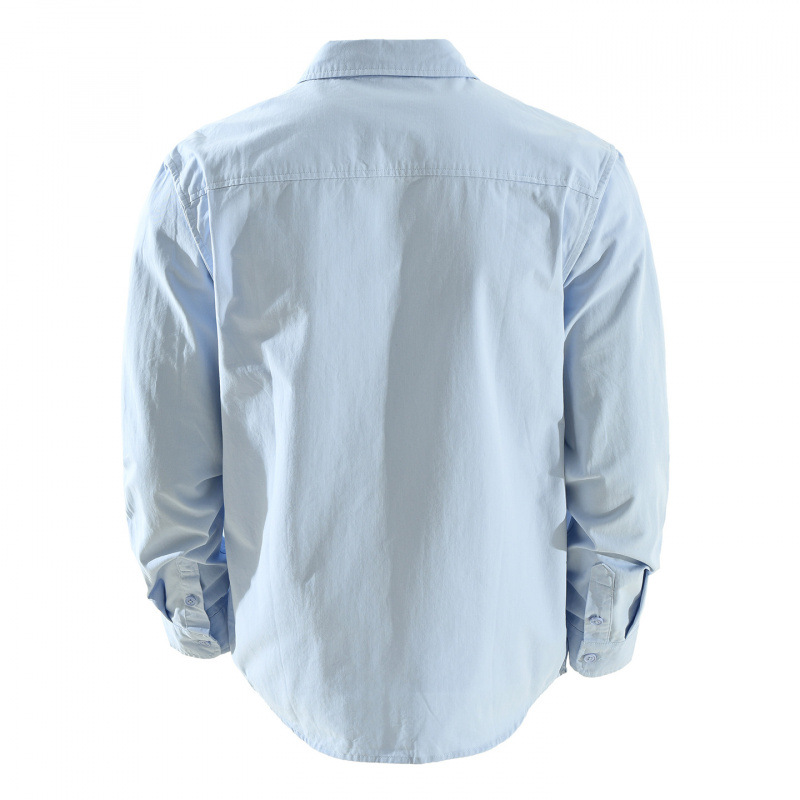 Japanese-style Simple And Fresh Long-sleeve Shirt photo 5