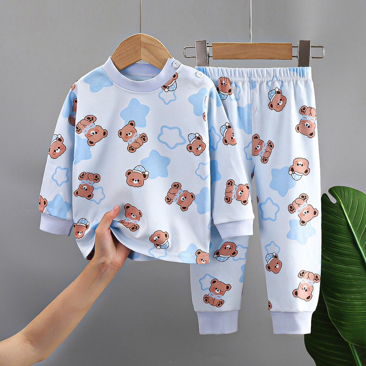 Childrens Underwear Set Pure Cotton Autumn Pants Kids Clothing photo 3