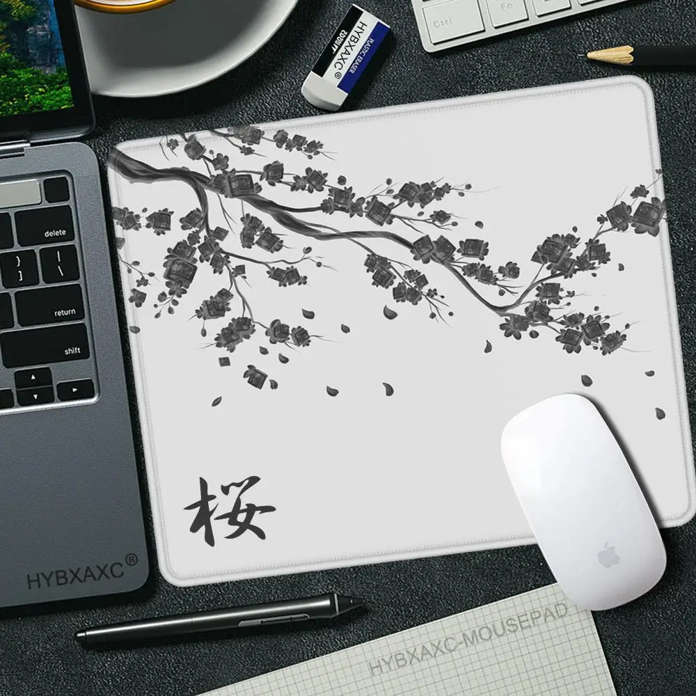 Gaming Mouse Pad Gaming Desk Cherry Blossoms photo 1