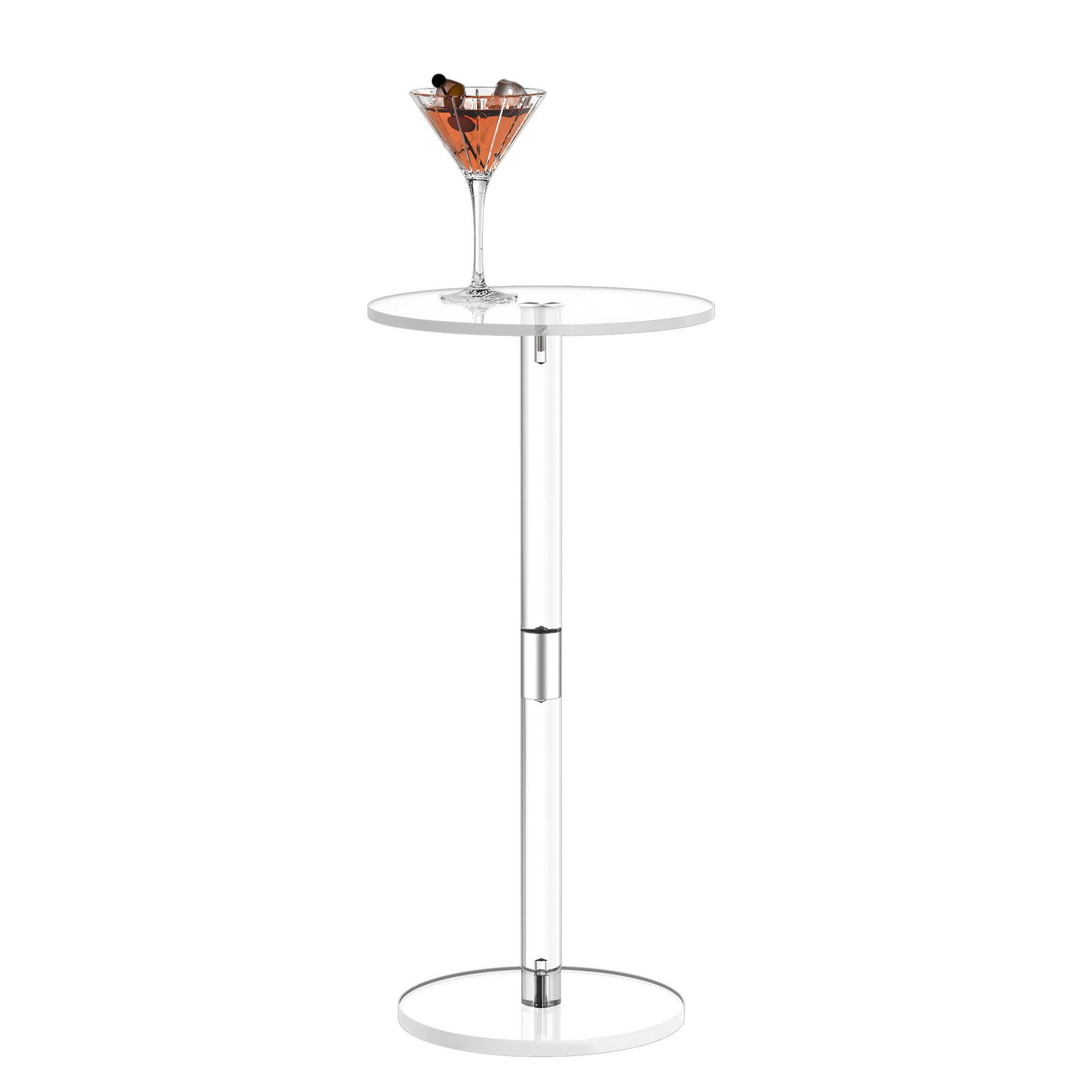 Acrylic Round Transparent Small Coffee Table photo 3