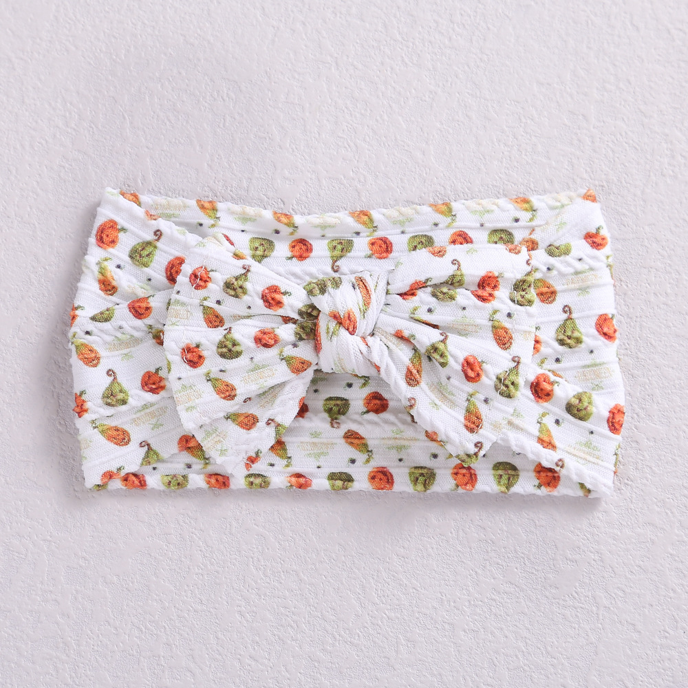 Wide-brimmed Jacquard Nylon New-style Childrens Headband photo 2