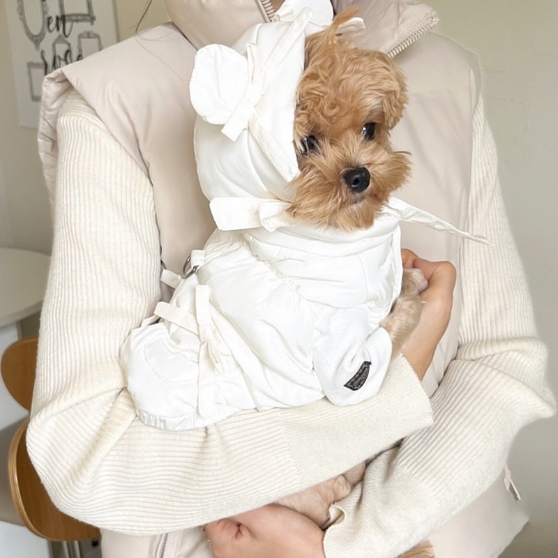 Stylish And Personalized Thickened Cotton Pet Coat photo 4