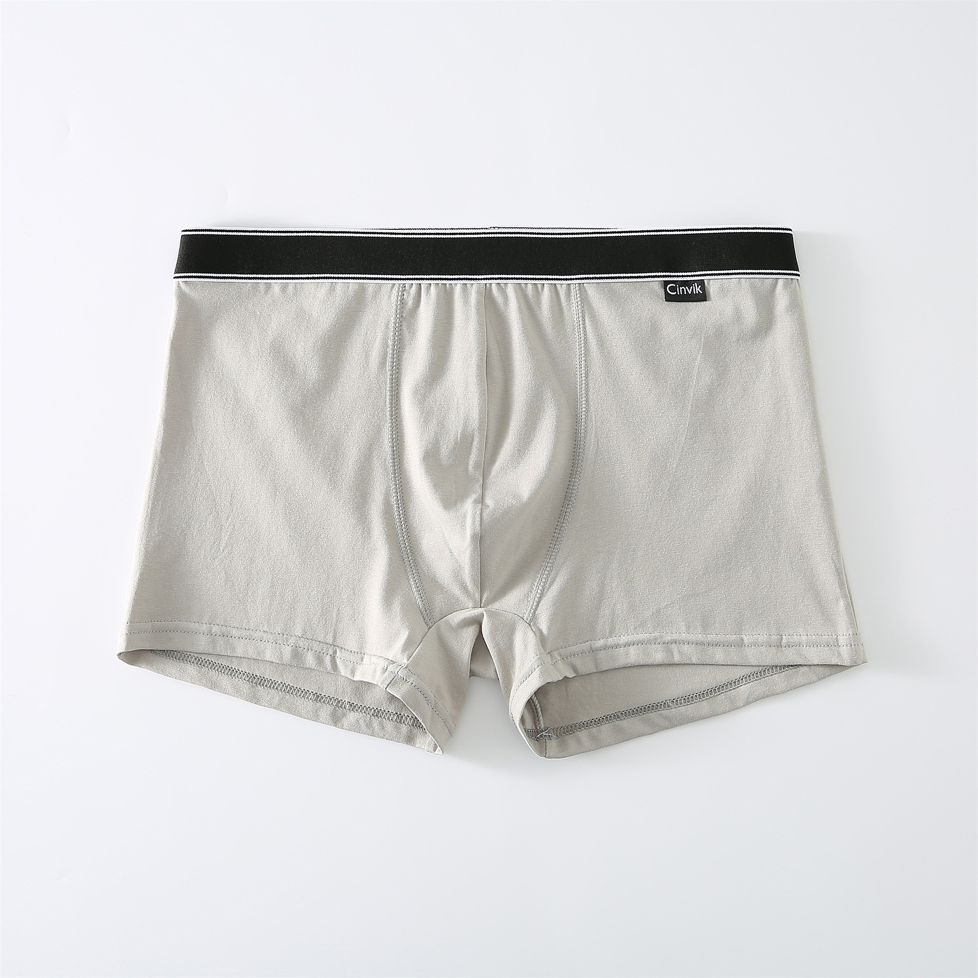 Cotton Mid-rise Boxer Briefs Breathable Men's Underpants photo 7