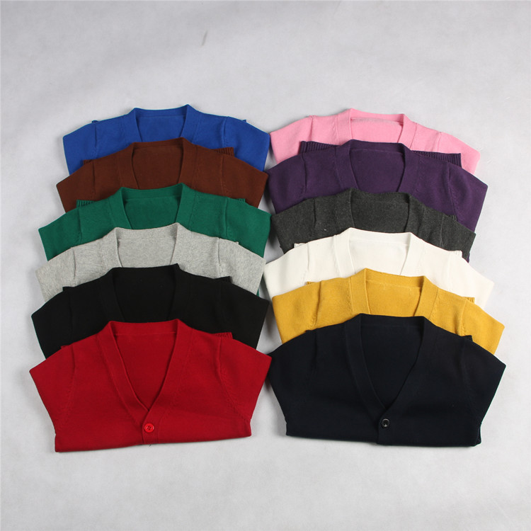 Children's V-neck Cardigan Sweater Small Jacket photo 7
