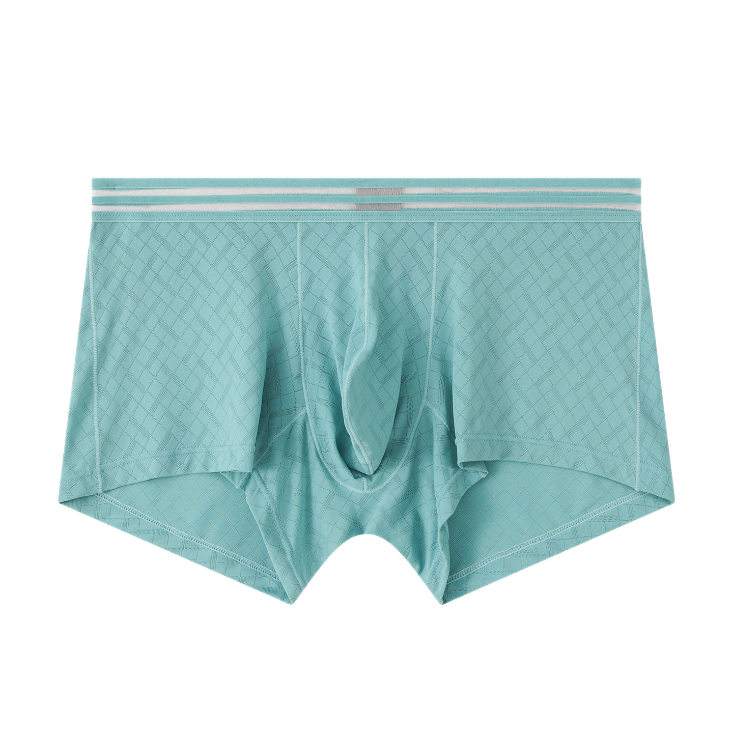 Mens Ice-silk Boxer Briefs Breathable And Cool-feel For Sports photo 2