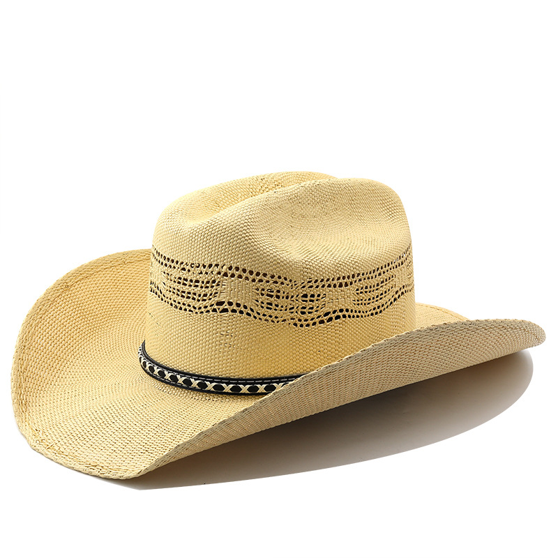Handwoven Straw Cowboy Hat For Men photo 7