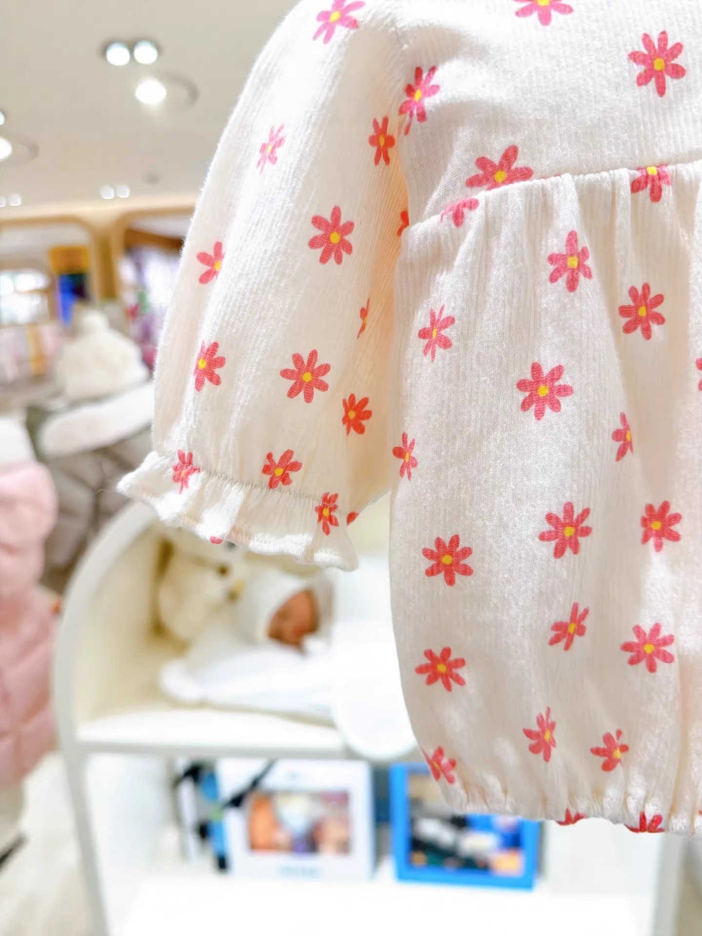 Cute Floral Romper With Hood photo 2