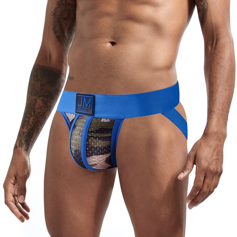 Mens Camo Mesh Thong Underwear photo 7