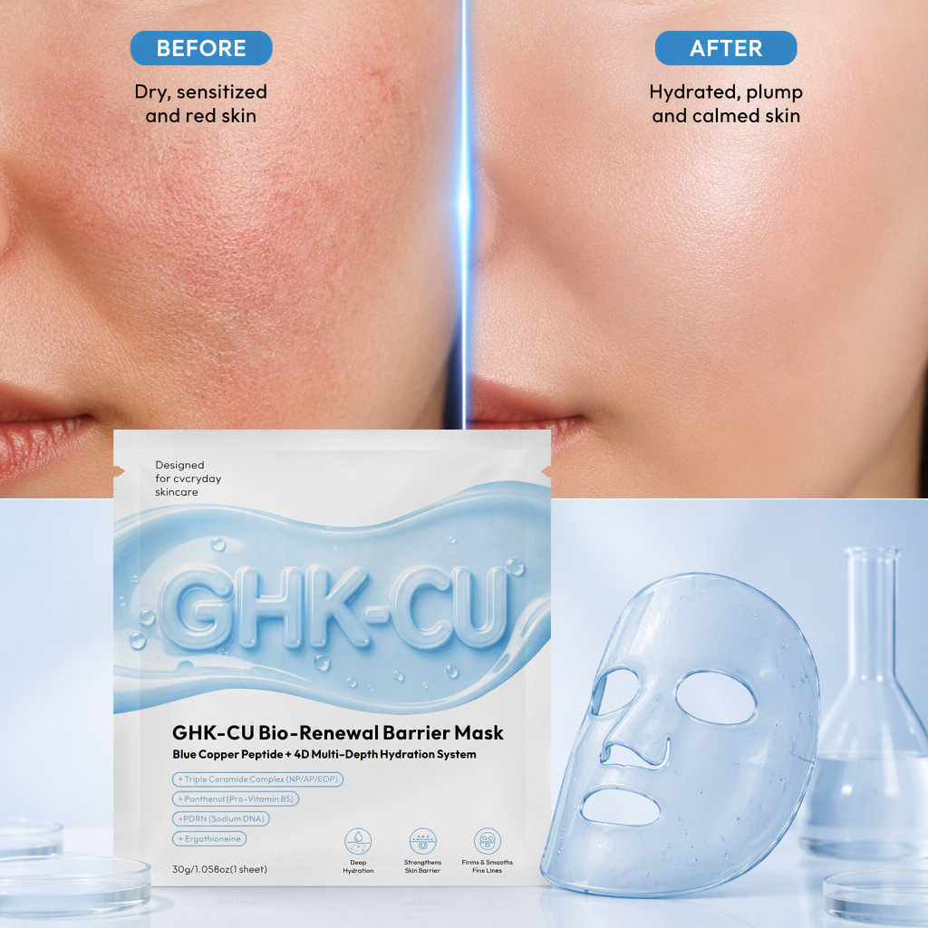 Human Skin Blue Copper Peptide Mask photo 2