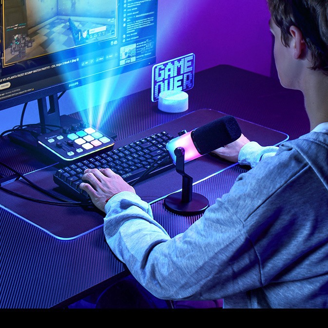 Dedicated External Desktop PC Microphone Sound Card For Gaming photo 4