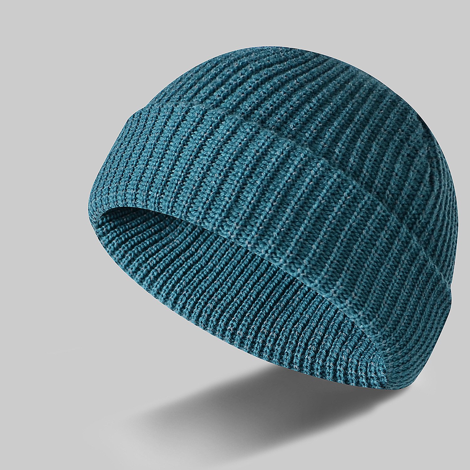 Nighttime Reflective Yarn Knitted Sports Cap photo 4