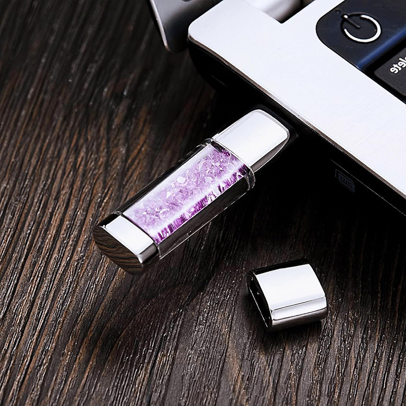 Metallic Fashion Creative Gift Diamond USB Drive photo 3