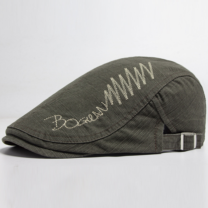 Mens Pure Cotton Embroidered Cap photo 7