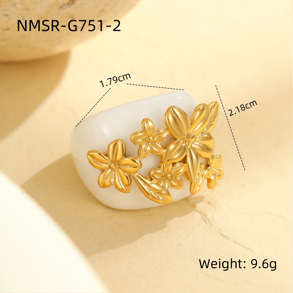 Floral-cluster Ring Sophisticated And Versatile For Women photo 8