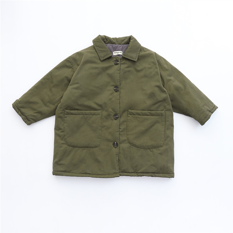Mid-length Padded Cotton Coat For Little Girls Extra Warm And Thick photo 7