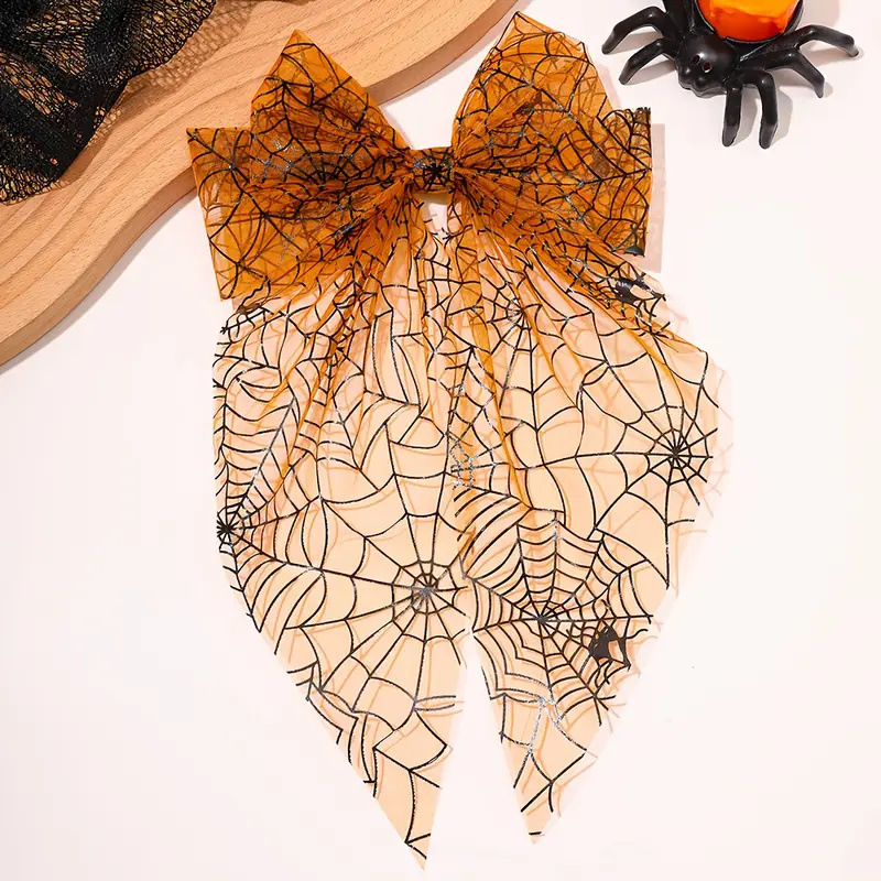 Tulle Spiderweb Bow Hair Clip photo 4