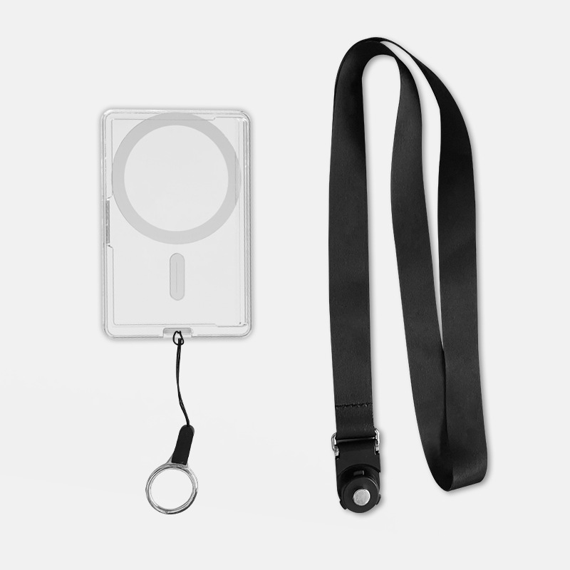 Transparent Card Clamp Mobile Phone Back Sticker Magnetic Suction photo 4