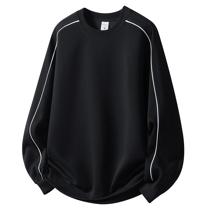 Casual Minimalist Korean-style Loose-fitting Crew-neck Top photo 5