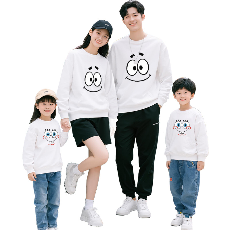 Parent-Child Matching Sweatsuits New FallWinter Styles For Families Of Three Or Four Casual And Loose-Fitting photo 7
