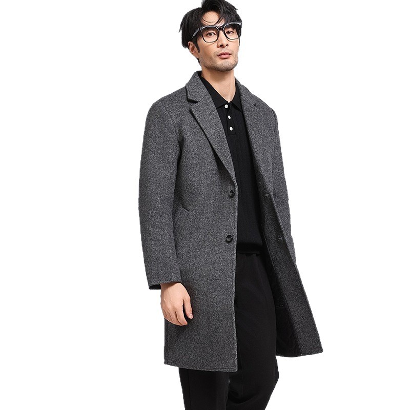 Stylish Simple And Elegant Mens Wool Coat photo 2