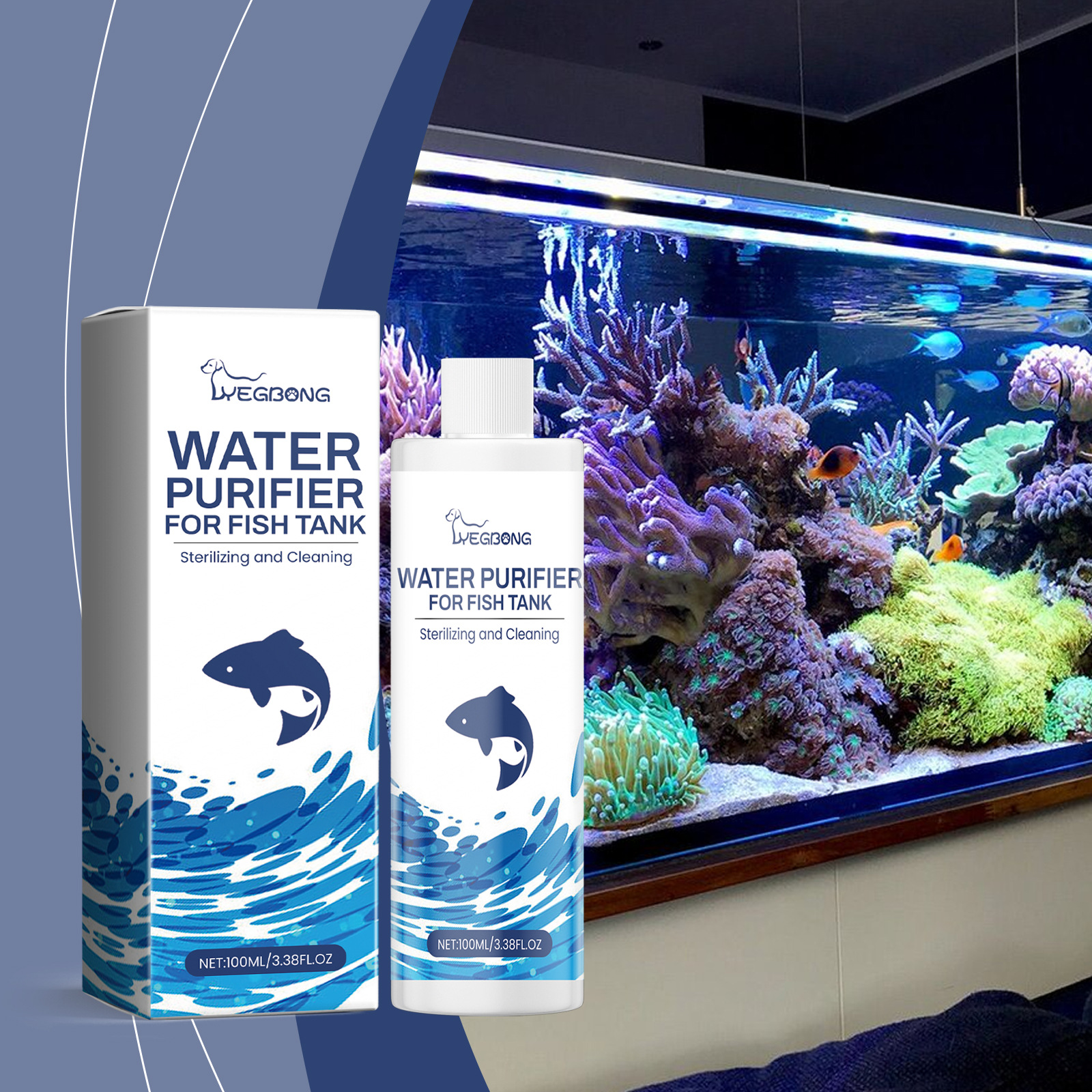 Fish Tank Water Quality Decontamination Cleaner photo 1
