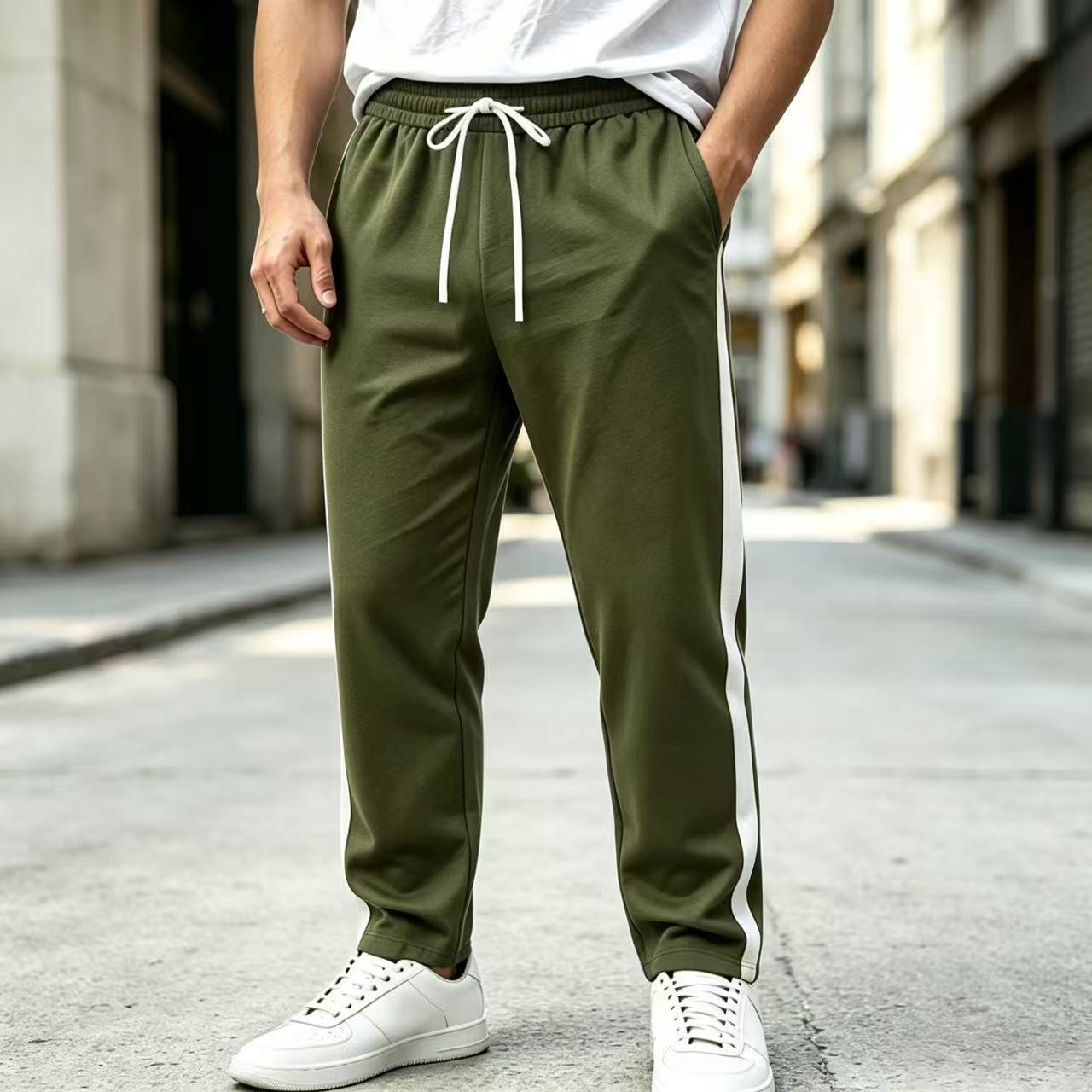 Men's Casual Multi-color Drawstring Sweatpants photo 4
