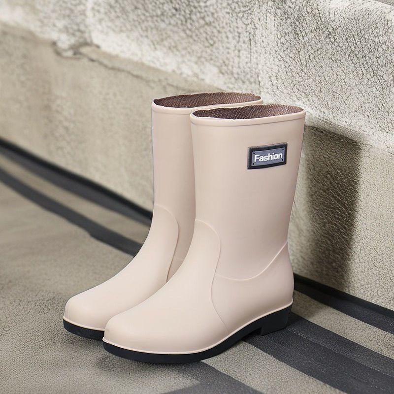 Women's Non-slip Mid-calf Soft Bottom Rain Boots photo 2