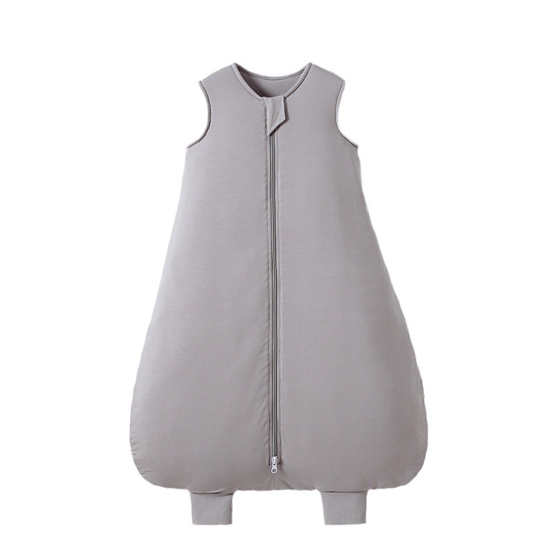 Warm Quilted Childrens Anti-kick Blanket Moisture-wicking Sleeveless Split-leg Sleeping Bag photo 4