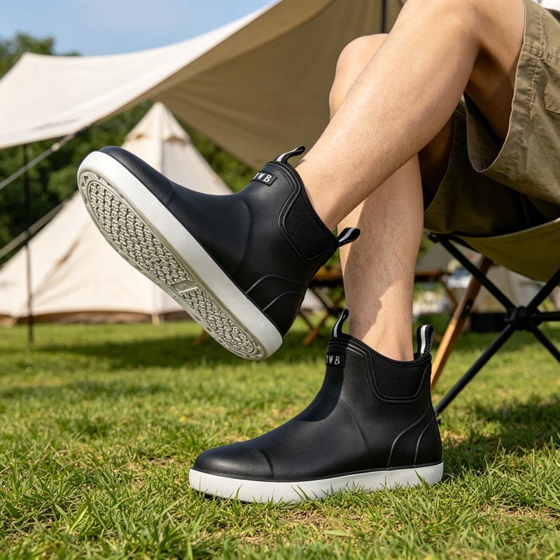 Hundreds Of Millions Of Steps Outdoor Rain Boots Mens Low-Top photo 1