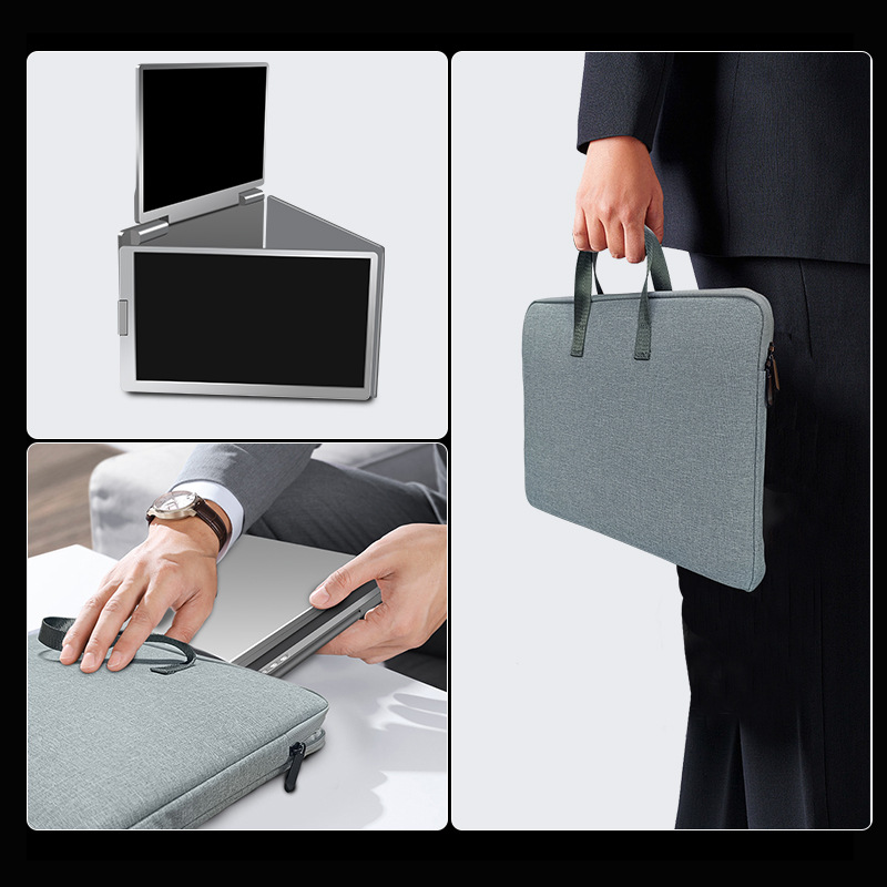 Portable Triple-screen Display Connect Three Screens With A Single Cable Laptop Secondary Display Monitor photo 3