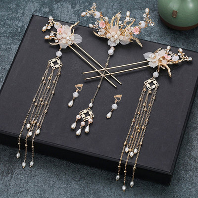 Tassel Full Set Antique Hair Clasp Chinese Style Classical Simplicity Hair Accessories photo 2